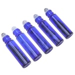 Professional Blue Essential Oil Roller Bottle Simple Portable Glass Roll On AUS