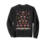 Dachshund Dog Xmas Tree Lights for Men Women Dachshund Dog Sweatshirt