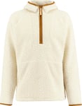 Ulvang Unisex Re Orbit Hooded Half Zip Wool Pile Off White, L