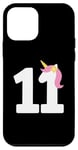 Coque pour iPhone 12 mini Licorne pour 11e anniversaire pour enfants, filles, tout-petits, femmes, hommes