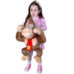 Super Mario Donkey Kong 55cm Peluche Grande, Original Nintendo Enfants Garçons