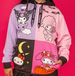 Loungefly Sanrio: Hello Kitty - Kuromi And My Melodi Halloween Hooded Sweatshirt (L) (SANHD0003L)