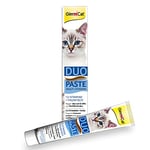 GimCat Duo Pâte Multi-Vitamin et Thon - Ses précieuses vitamines augmentent les défenses immunitaires et le bien-être de votre chat - 1 tube (1 à 50 g)