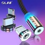 Or pour l'iphone 1m Olaf - câble Micro USB / c de type magnétique LED for reCharge rapide