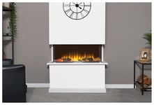 Adam Sahara Media 2kW 31 Inch Electric Wall Fire