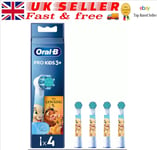 Oral-B PRO 3 + Kids The Lion King Brush Heads for Toothbrush Extra Soft 4 Pack