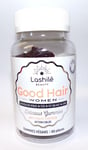 LASHILE GOOD HAIR WOMEN ANTI CHUTE DE CHEVEUX SANS SUCRE 60 GUMMIES - 03/2025