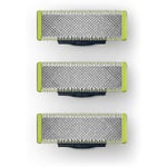 3-pack rakblad som är kompatibla med Philips Oneblade Replacement One Blade Pro Blades Men