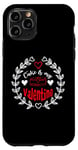 Coque pour iPhone 11 Pro Cake Is My Valentine Funny Valentine's Day Cake Lovers