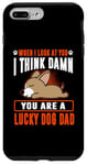 Coque pour iPhone 7 Plus/8 Plus Chihuahua You Are A Lucky Dog Dad Funny Puppy Dogs Lovers