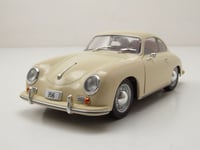 Porsche 356 1959 Beige Clair Modèle Réduit 1:24 Whitebox