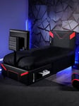 X Rocker Cerberus Twist Single Tv Bed With Mattress Option (Buy &Amp; Save!) - Bedframe With Mattress