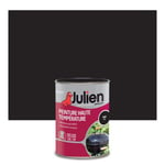 Peinture haute température 600 degrés direct sans sous-couche Julien noir mat 250ml