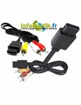 Cable Audio Video A/V - RCA - RGB Pour GameCube, Super Nes et Nintendo 64 N64