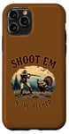 Coque pour iPhone 11 Pro RetroTurkey Chasse - Nature et chasse au dindon sauvage