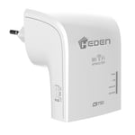 Répéteur Wifi HEDEN AC750 dual band 2.4Ghz / 5GHz 2 ports RJ45 blanc - Neuf