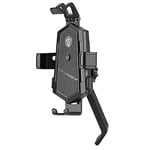 Bicycle mountain bike aluminum alloy mobile phone holder, quick release rack, rotatable and stable mobile phone holder, four-way adjustment bracket