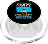 Saint Lucian Roots Lucian Pride Design for St Lucian PopSockets PopGrip for MagSafe