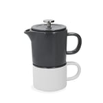 La Cafetière Barcelona Cool Grey Ceramic 400ml Coffee for One