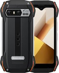 N6000 Mini Smartphone Incassable,Ecran 4.3"",48Mp+16Mp Camera,Helio G99 16Go+256Go,Ip68 Ip69K Etanche Android 13 Telephone Debloque Robuste,Mode Gant,Batterie 3880Mah,Gps Nfc Orange