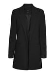 Vero Moda VMVERINA LS Long Blazer, Noir, 40 Femme