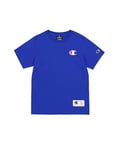 Champion Legacy Retro Sport B (306853) - SS Crewneck T-Shirt, Deep Blue (BAI), 3-4 years (XXS) Boys FW24