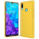 2in1 Glass Foil Display Cases for Huawei P30 Lite Cover Silicone Slim