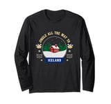 Jingle All The Way To Iceland - Icelandic Christmas Travel Long Sleeve T-Shirt