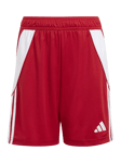 adidas Kids' Tiro 24 Match Football Shorts, Red/White