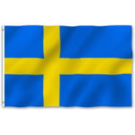 Sverige Flagga - 150 x 90 cm