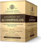 Solgar Advanced 40+Acidophilus Vegetable Capsules (120) BBE 11/2025