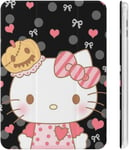 Hello Kitty Étui Pour Ipad 2020 Matériau Tpu Antichoc Réglage Automatique De L'angle De Veille/Réveil Mignon Housse De Protection Transparente 10.2in