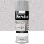 Peinture aérosol Effet paillettes pailleté rustoleum, gris argent, 0.4 l