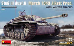 Stug III Ausf. G March 1943 Alkett Prod. With Winter Tracks Tank Interior 1:3 5