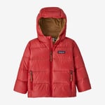 Patagonia Baby Hi-Loft Down Sweater Hoody Touring Red 4 år