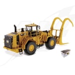 FR- Diecast Master CAT 988K WHEEL LOADER FOREST W/LOG GRAPPLE 1:50 - DM85917