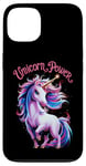 iPhone 13 Cute Girl's Magical Unicorn Power Case