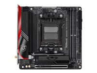 ASRock B650E PG-ITX WiFi - Moderkort - mini ITX - Socket AM5 - AMD B650 Chipuppsättning - USB 3.2 Gen 1, USB 3.2 Gen 2, USB-C 3.2 Gen2, USB-C 3.2 Gen