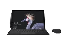 Microsoft Surface Go Type Cover - tangentbord - med pekdyna, accelerometer - brittisk - svart Inmatningsenhet