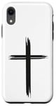 Coque pour iPhone XR Coque de protection Jésus avec croix de Jésus