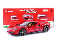 BBURAGO 1/18 - FERRARI 296 GTB HYBRID 380HP V6 - 2021 16018R