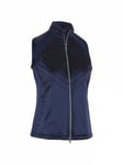 Callaway Womens Chev Quilted Primaloft Vest - Peacoat, Large