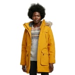 Peter Storm WoMens Paloma Waterproof Parka Jacket with Faux Fur Lined Hood, Winter Coat - Yellow Polyamide - Size 10 UK