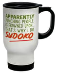 I Do Sudoku Travel Mug Maths Number Puzzle Cup Gift