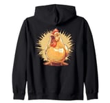 Funny Chicken Breast Costume for Boys and Girls Zip Hoodie