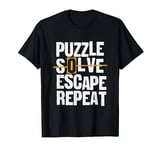 Puzzle Solve Escape Repeat Escape Room Game T-Shirt