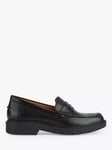 Geox Spherica EC1 Leather Loafers, Black