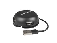 Hub USB 2.0 Natec Bumblebee 4 ports noir