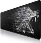 Tapis de Souris Gaming XXL 1200x400mm Tapis de Table Surdimensionné Extra Grand XXXL pour précision et rapidité pour Souris et Clavier Roccat Razer Logitech Noir