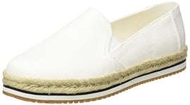 TOMS WOMEN PALMA White Canvas UK5